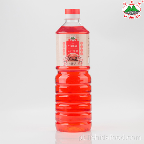 1000ml garrafa de plástico vinagre vermelho